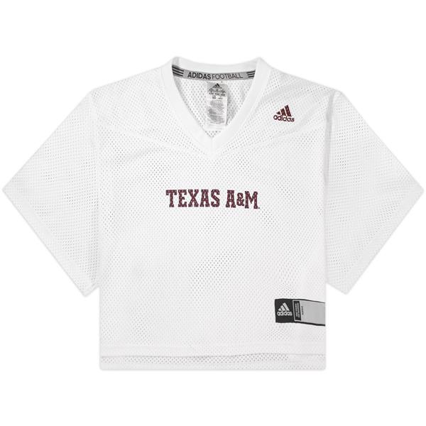 Texas A\u0026M Adidas Women's Crop Jersey 