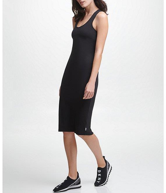 racerback dress with built in bra