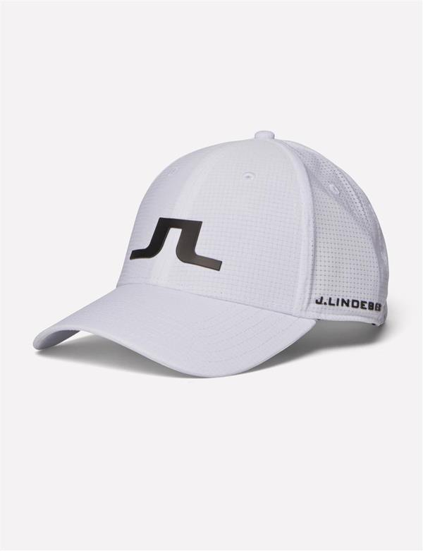Caden Tech Mesh Cap White | J.Lindeberg