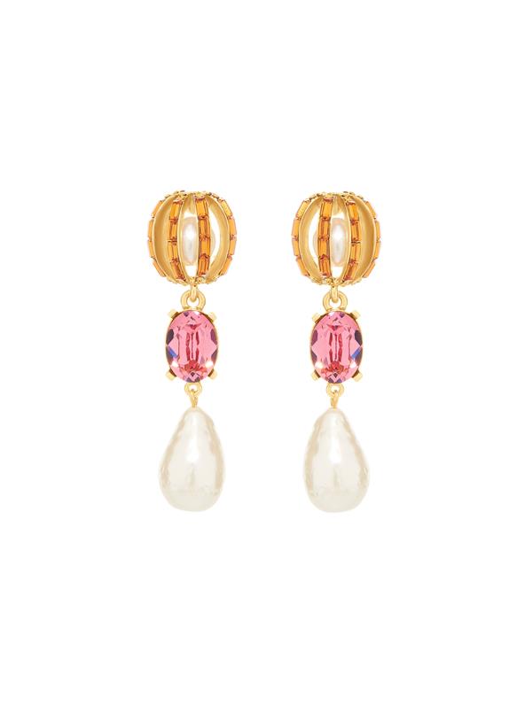 Orb Pearl Earrings | Earrings | Oscar de la Renta TOPAZ MULTI | Oscar ...