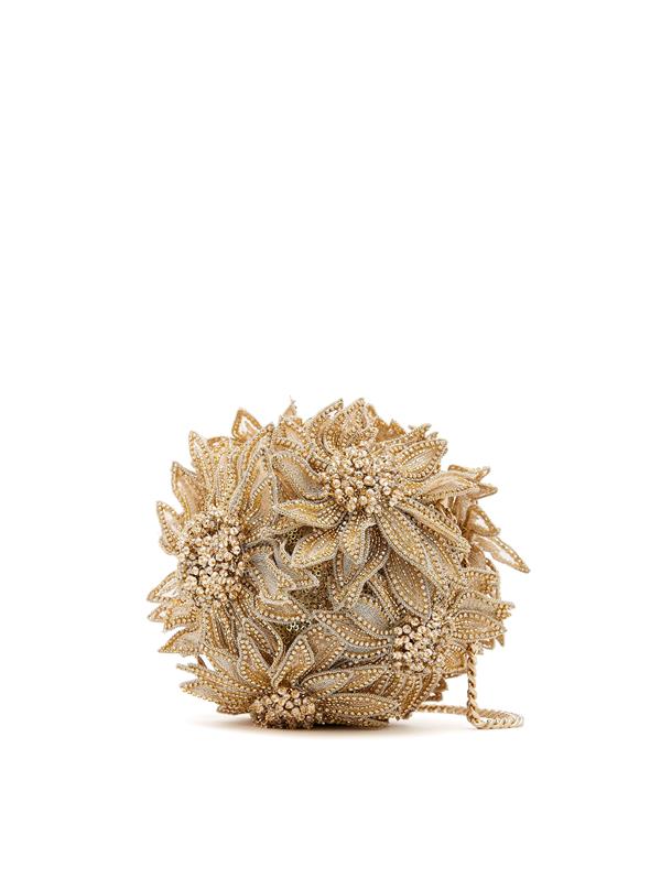 Sunflower Crystal Embroidered Billiard Bag