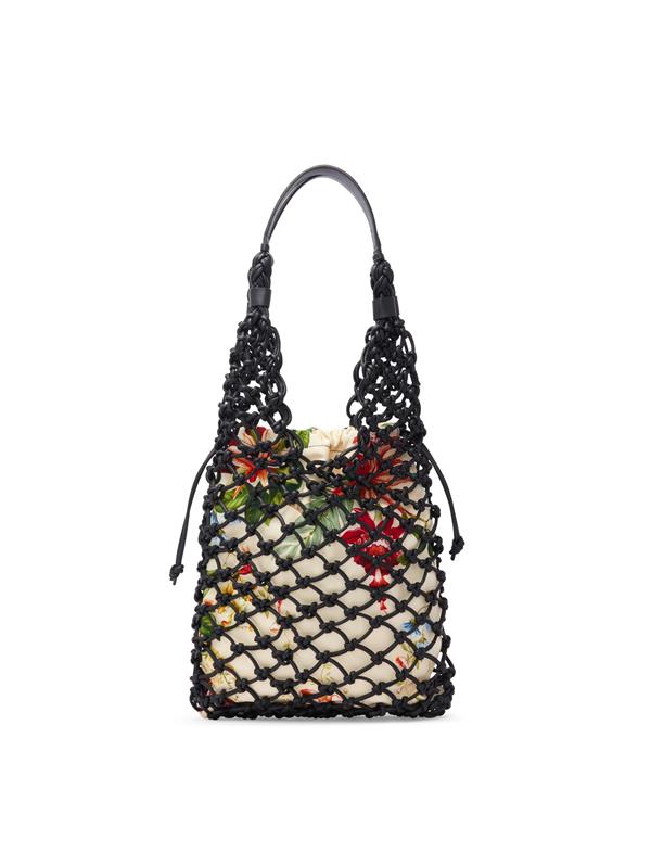 Flora & Fauna Large Knotted Leather Tote