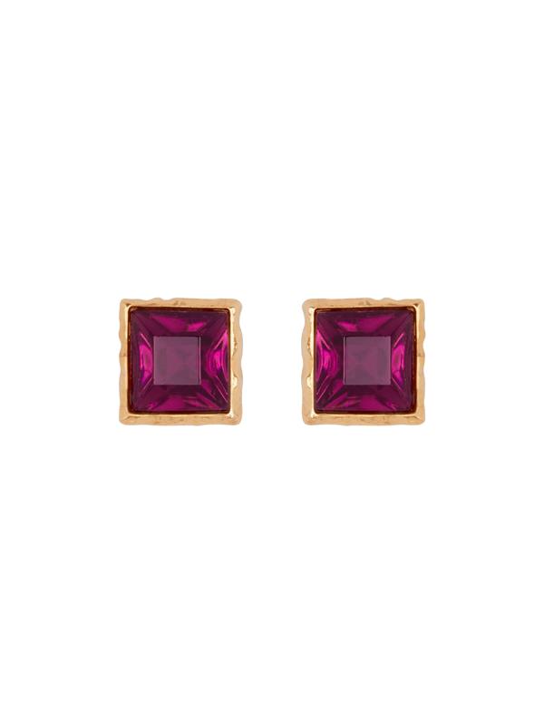 Square Crystal Earrings