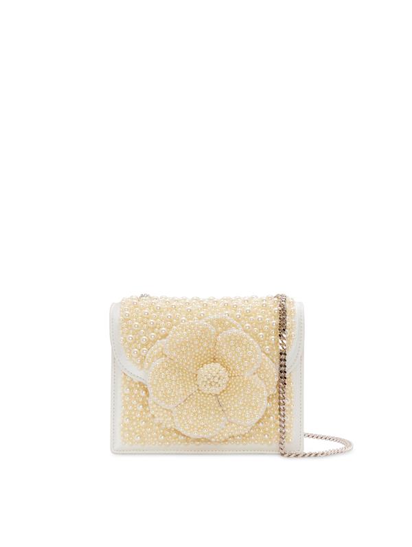 Oscar De La Renta Tro Pearl-embellished Mini Bag