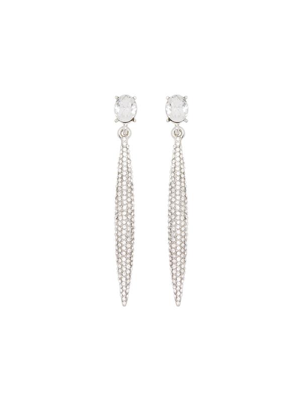 Crystal Pavé Spike Earrings