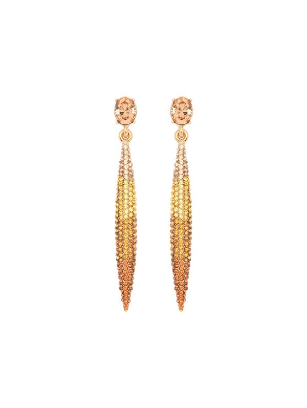 Crystal Pavé Spike Earrings