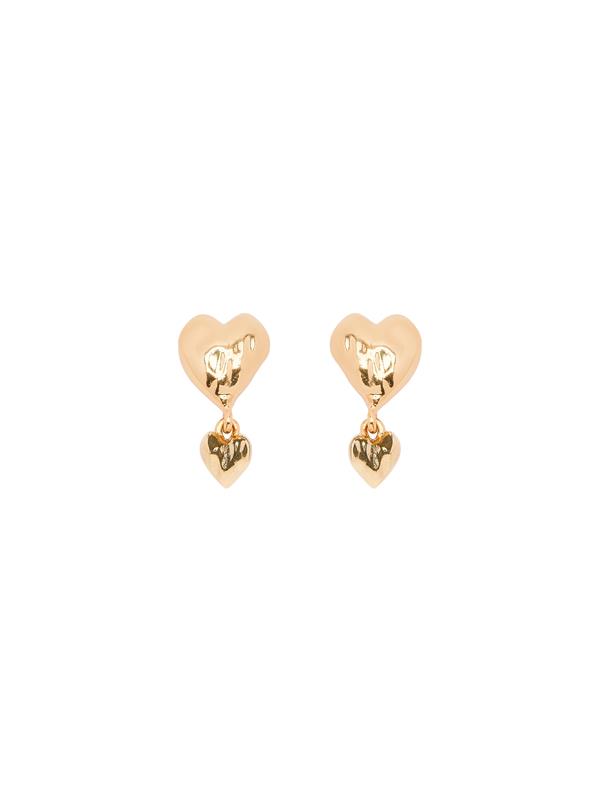 Double Heart Earrings