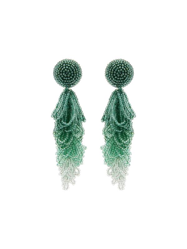 Looped Tassel Clip-On Earrings