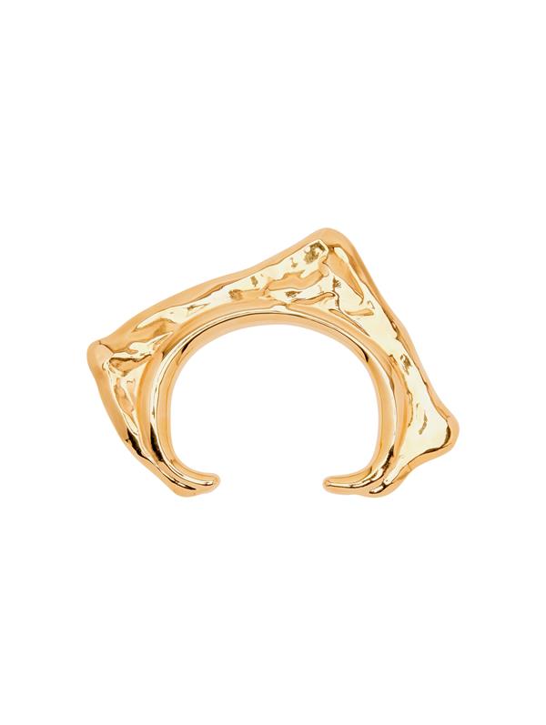 Oscar De La Renta Abstract O Cuff Bracelet In Gold