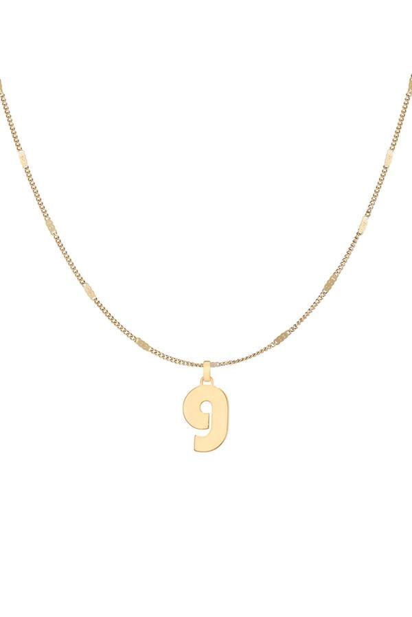 G Modernist Monogram Pendant Necklace