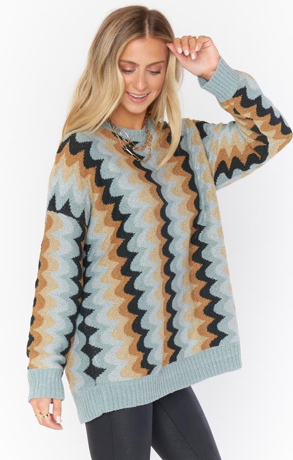 Retro Wave Comfy Sweater