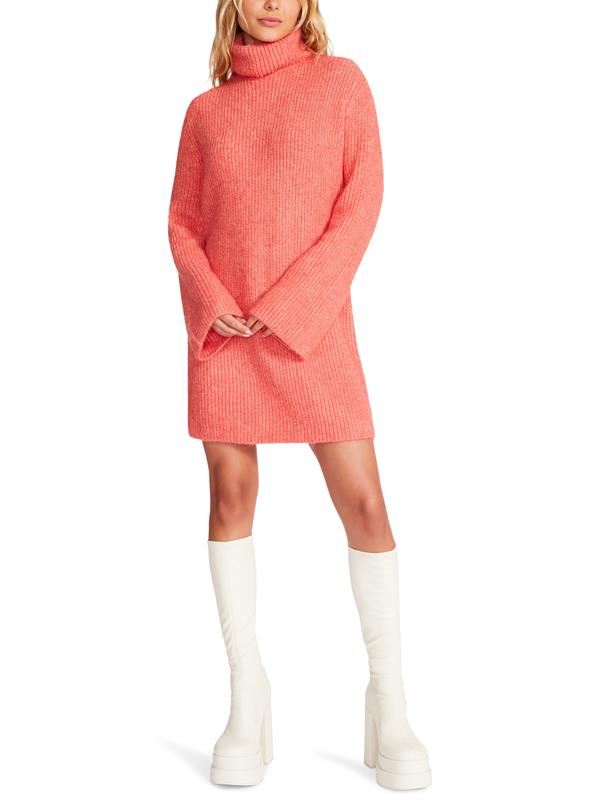 Abbie Long Sleeve Mock Neck Sweater Dress