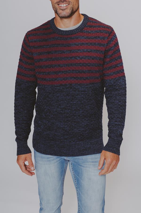 Pique Stitch Crew Sweater