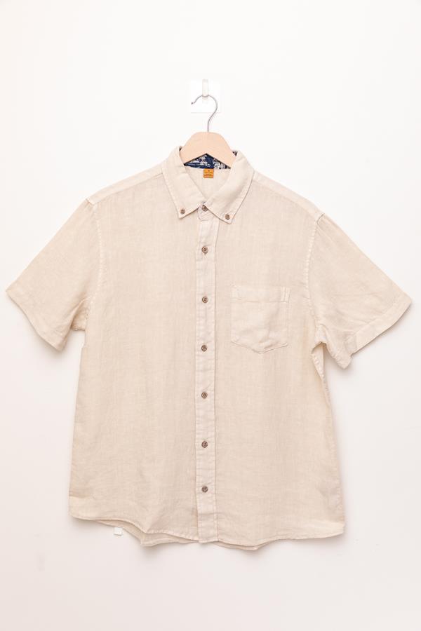Short Sleeve 100% Linen Shirt