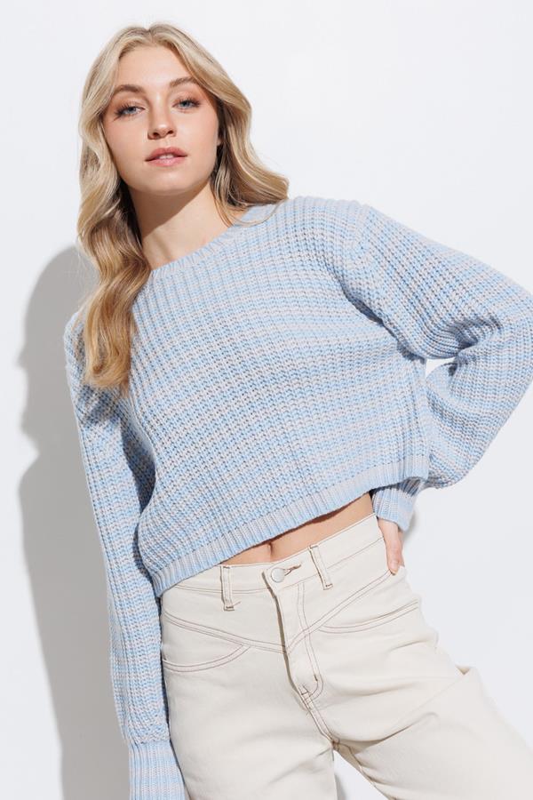 Multi Stripe Casual Sweater