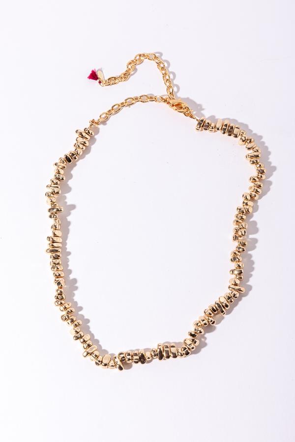 Gold Rock Necklace