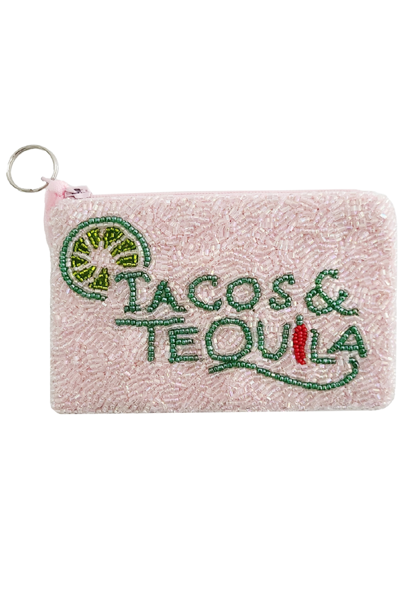 Tacos & Tequila Change Purse