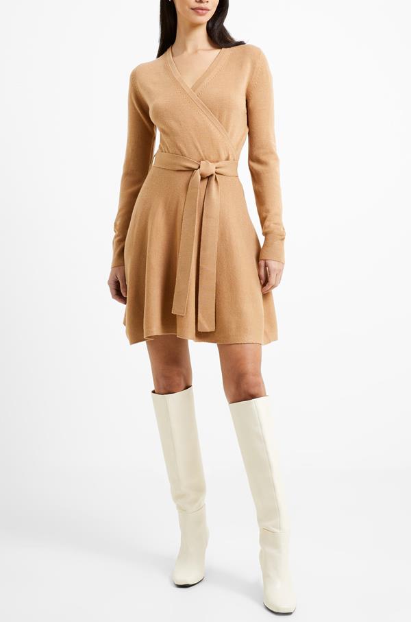 Babysoft Wrap Sweater Dress