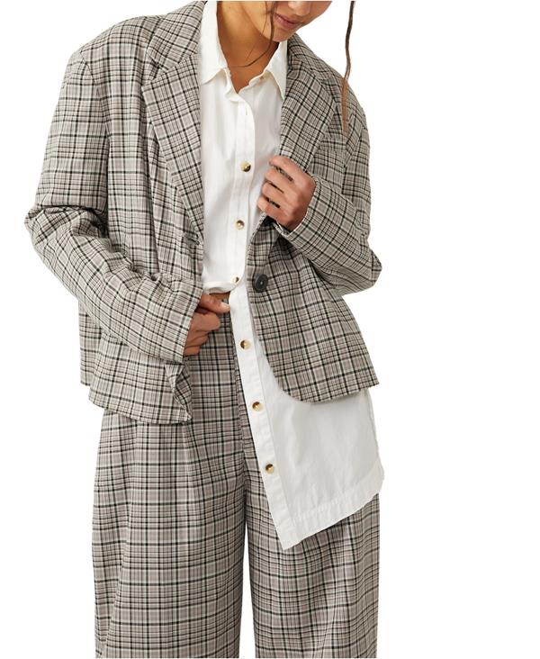 Cali Plaid Blazer