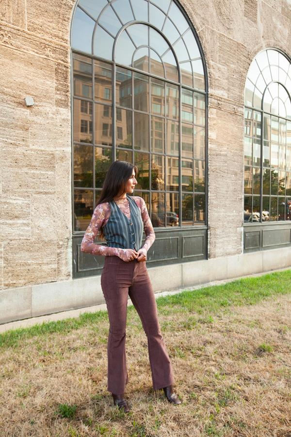 Dakota Stripe Vest