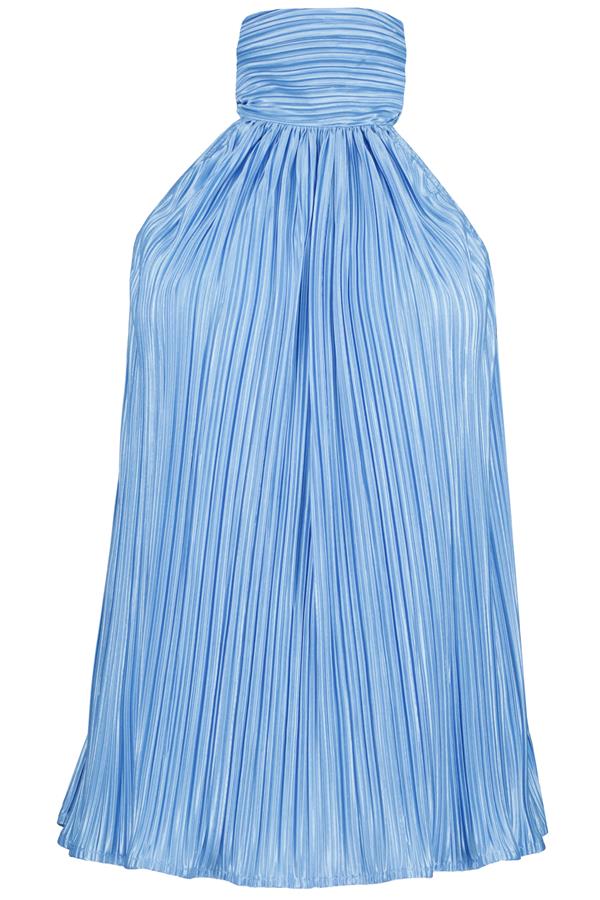 Esme Tie-Neck Halter Top