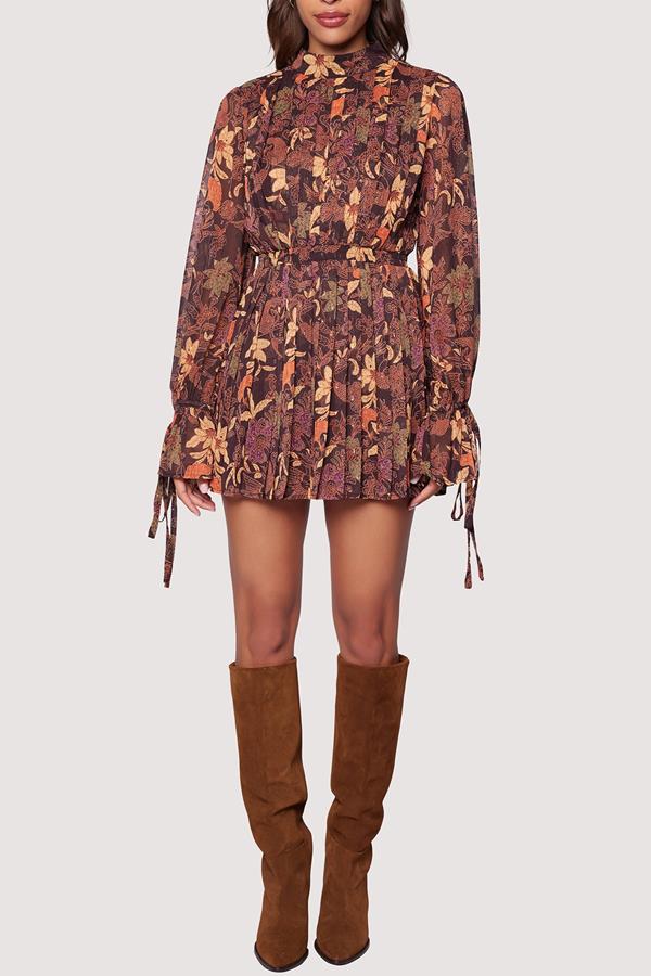 Wild Bergamont Mini Dress