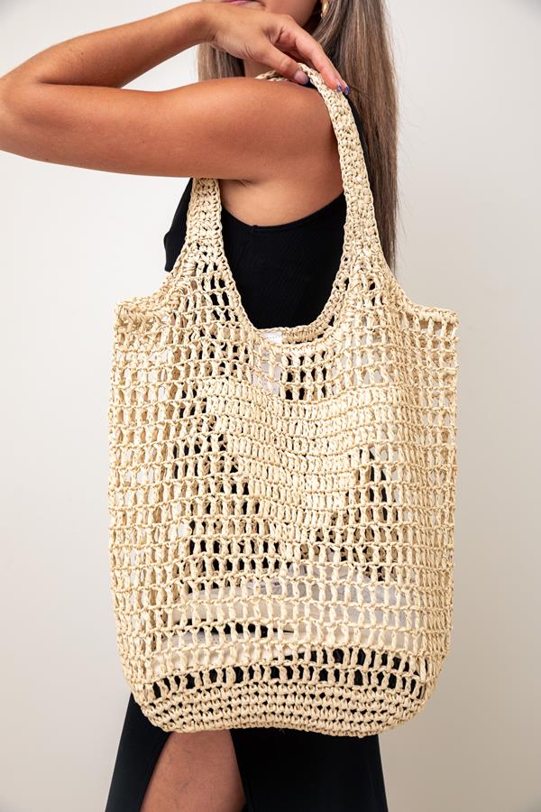 Oversized Straw Tote