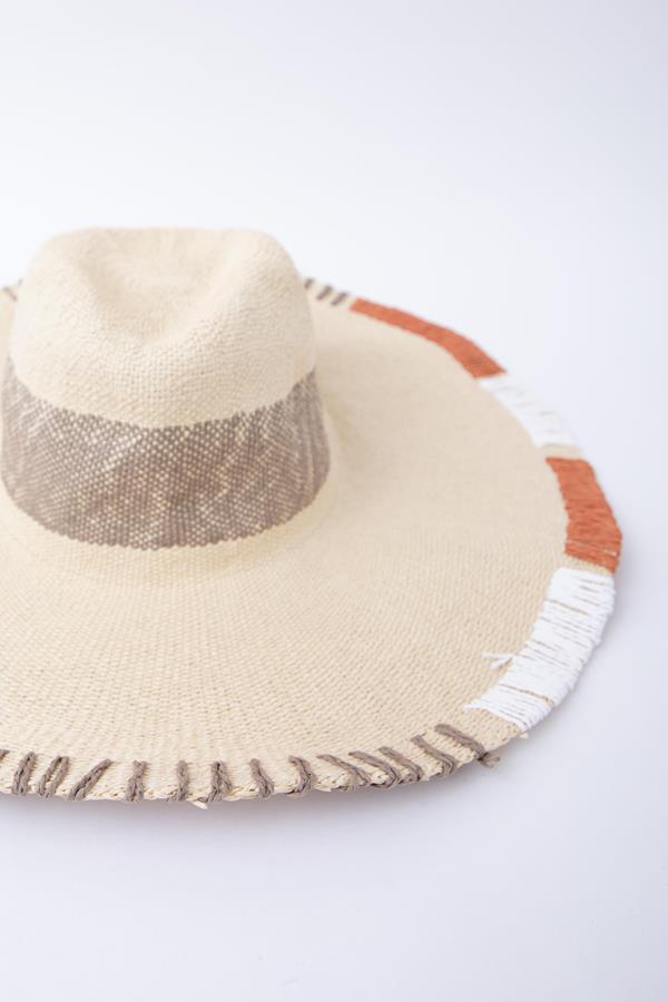 Bouvet Whip Stitch Wide Brim Sun Hat