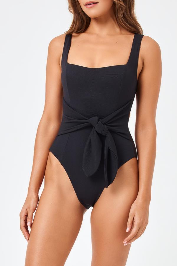 Balboa Tie Front One Piece