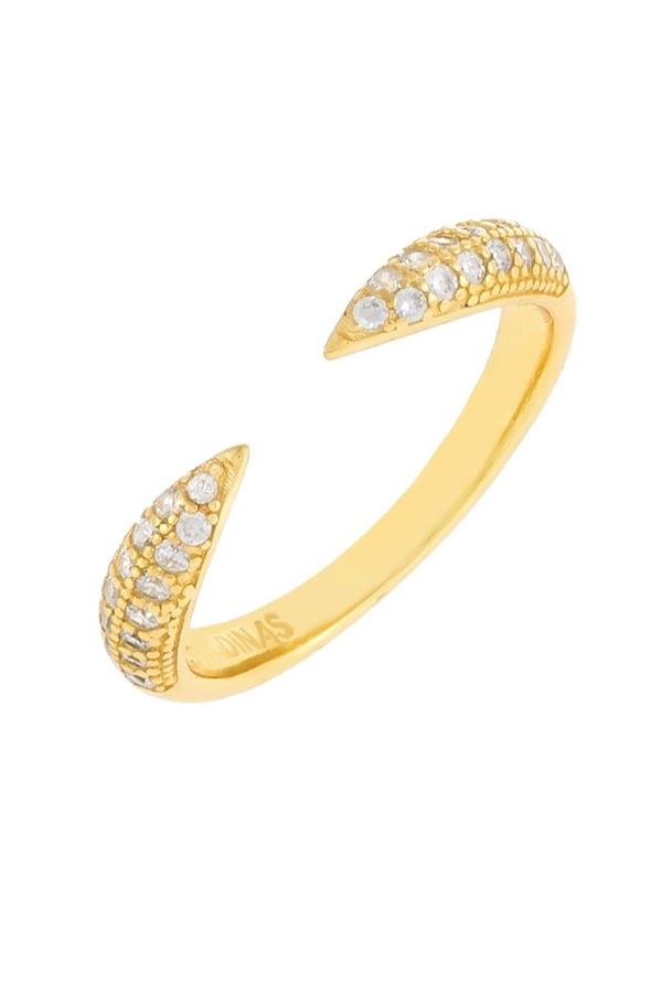 Pave Open Claw Ring