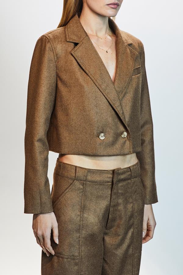 EmRata x AG Berlin Cropped Blazer