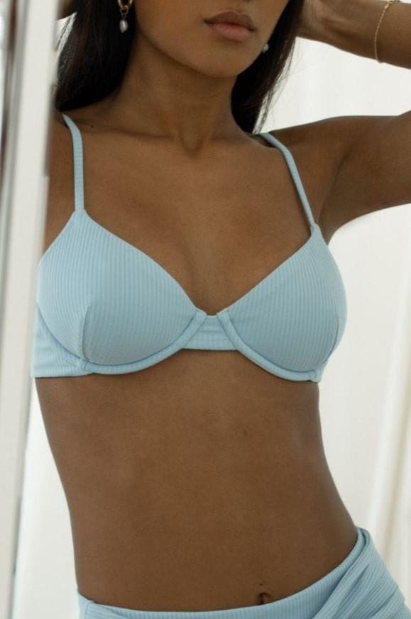 Peri Rib Dainty Top