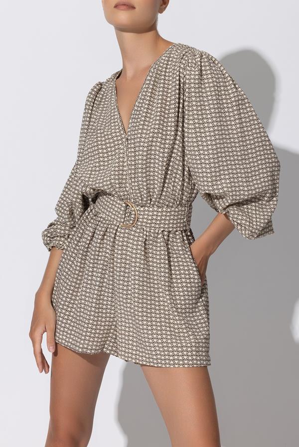 Robyn Belted Romper