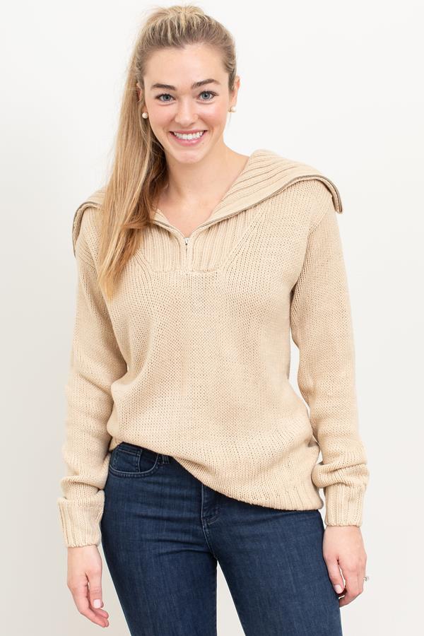 1/2 Zip Pullover Sweater