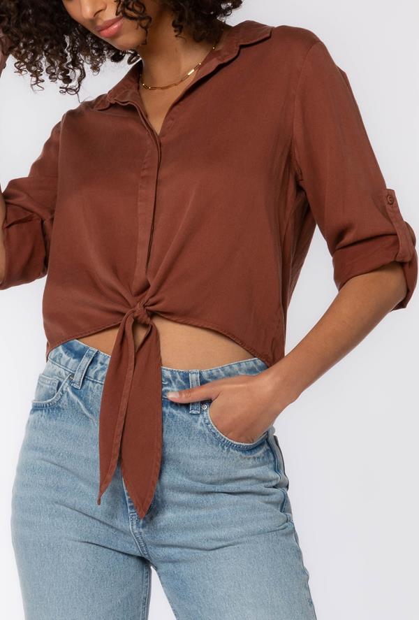 Solange Button Down