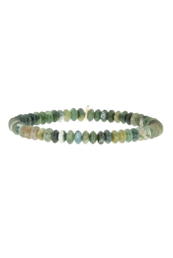 Semi-precious Beaded Stretch Bracelet