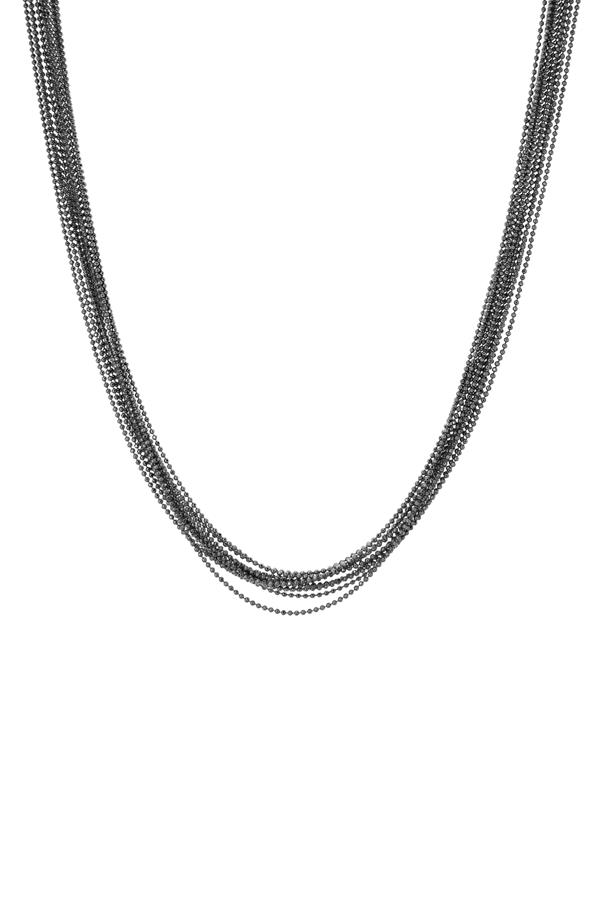 Multi Strand Chain Necklace in Hema