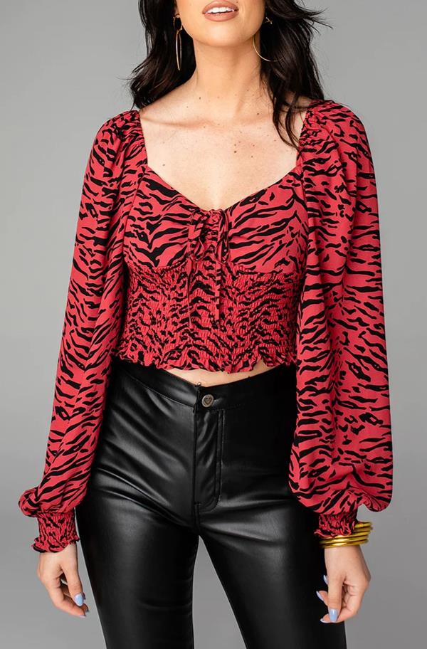 Isabelle Tigers Blood Long Sleeve Top