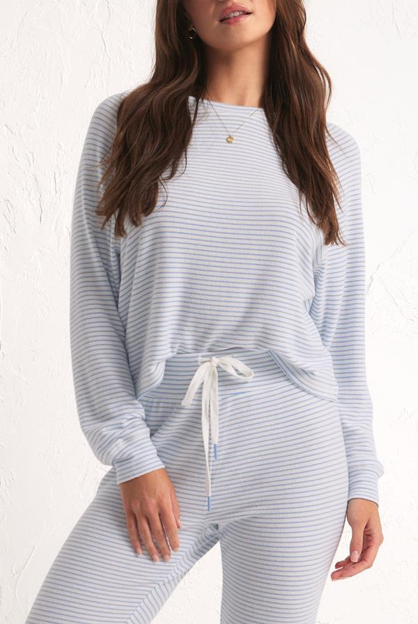 Staying In Stripe LS Top
