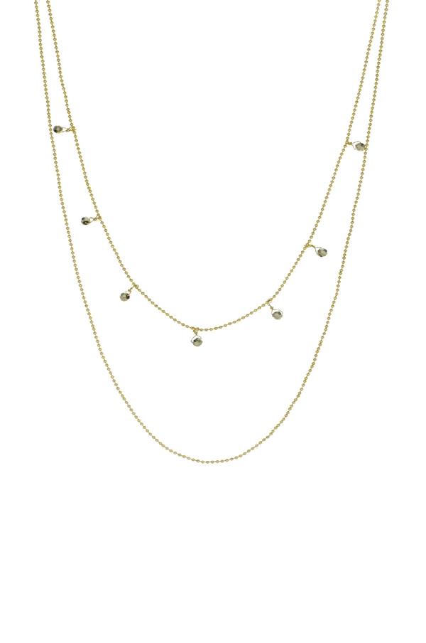 21 Necklace 2 Layer Gold Chain