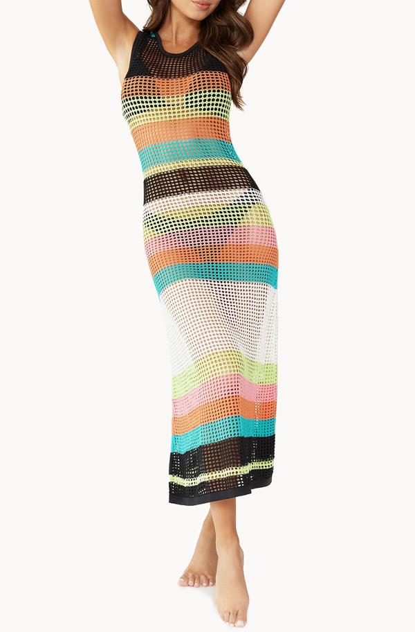 Shiloh Multi Color Crochet Dress