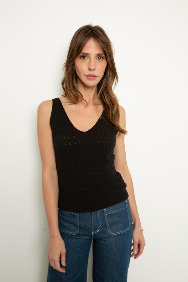 Pointelle Sweater Tank