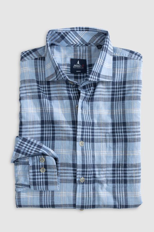 Micke French Placket Plaid Woven