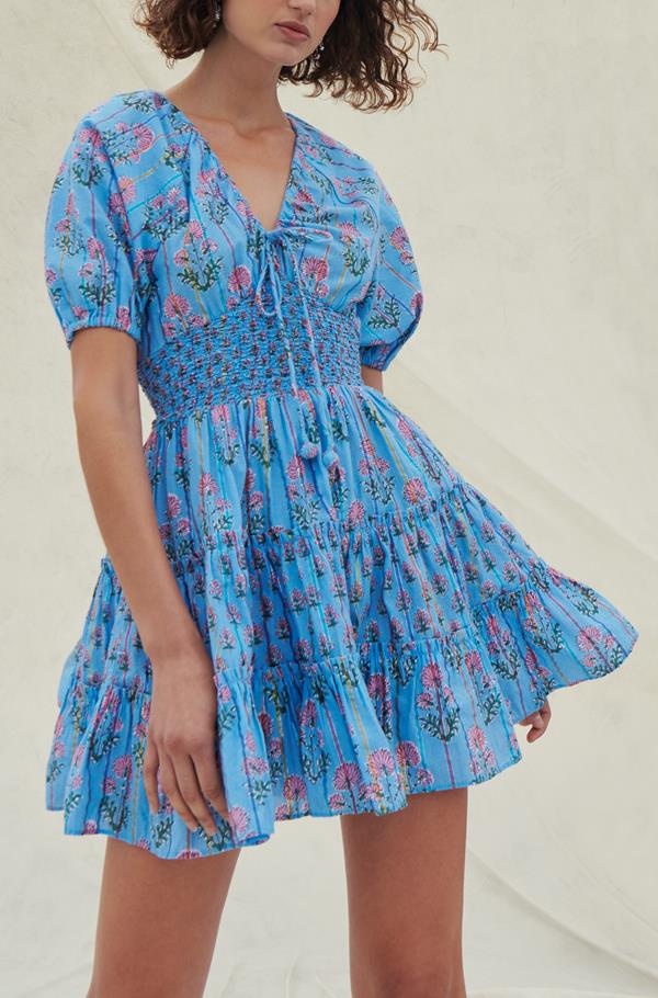 Greyson Puff Sleeve Mini Dress