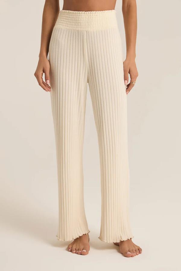 Dawn Smocked Rib Pant
