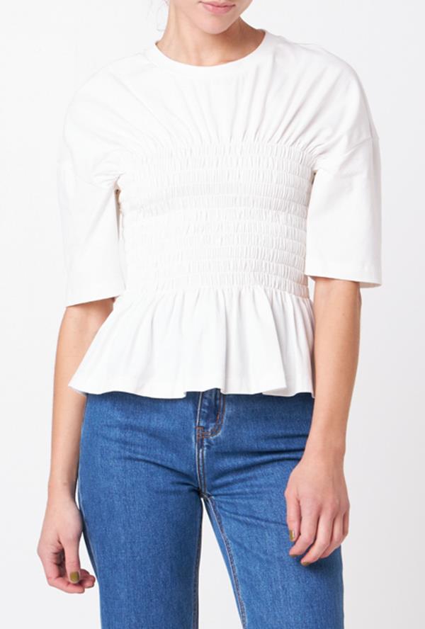 Smocked Bodice T-Shirt