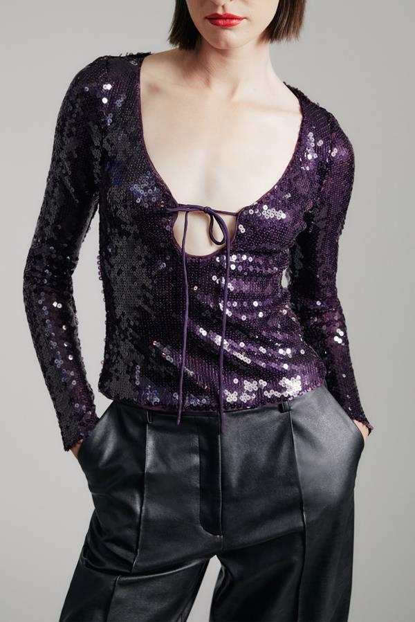 Verona Sequin Top