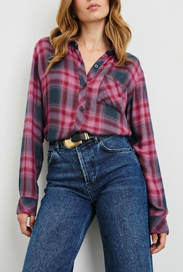 Hunter Plaid Button Down