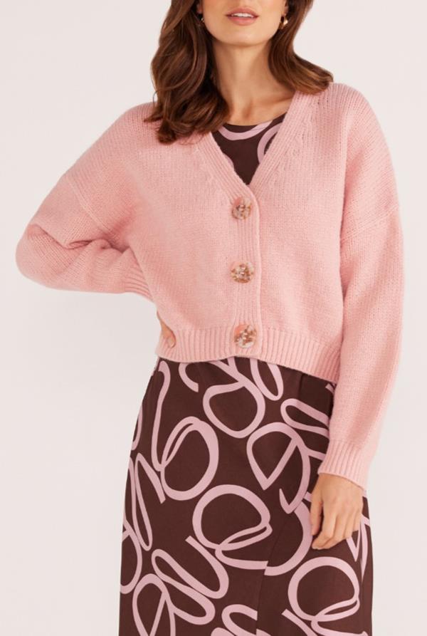 Rose Relaxed Knit Cardi
