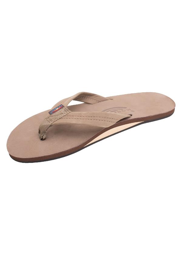 Mens Premium Leather Single Layer Arch